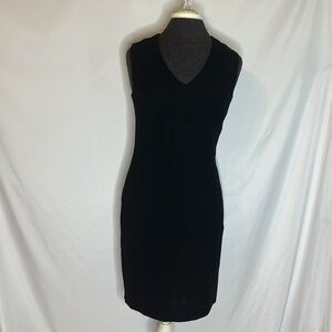 KORS by Michael Kors wool blend black dress